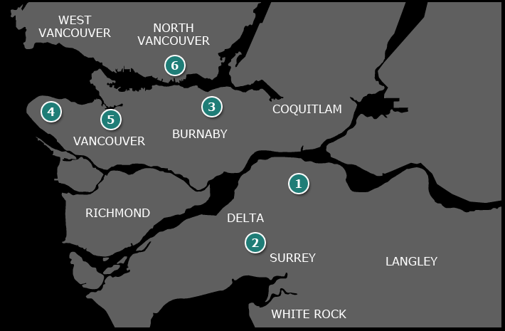 Townhome Developments with the Lower Mainland and Vancouver